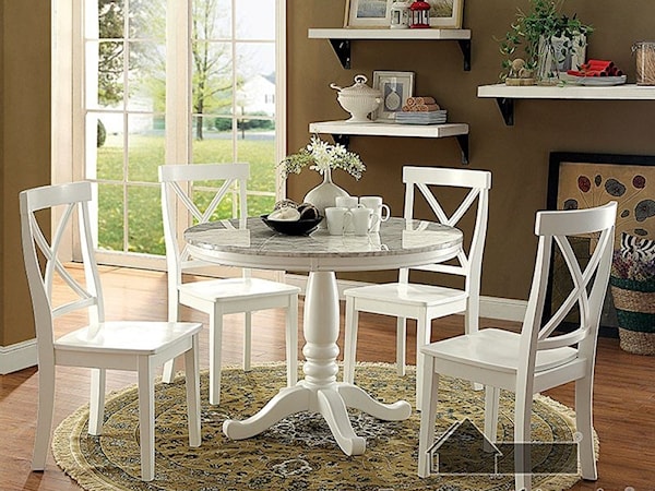 Dining Set with Round Table