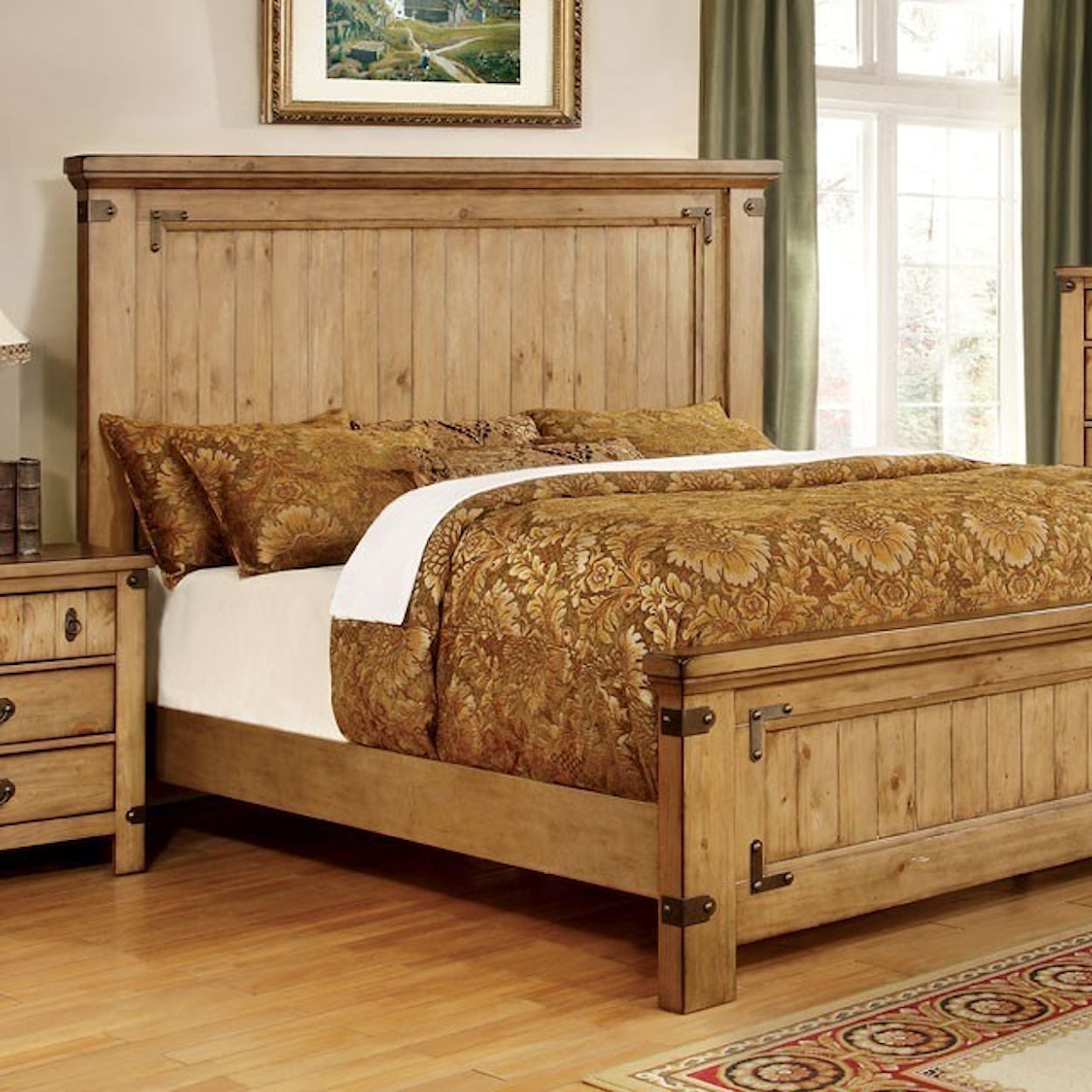 Furniture of America Pioneer California King Bed