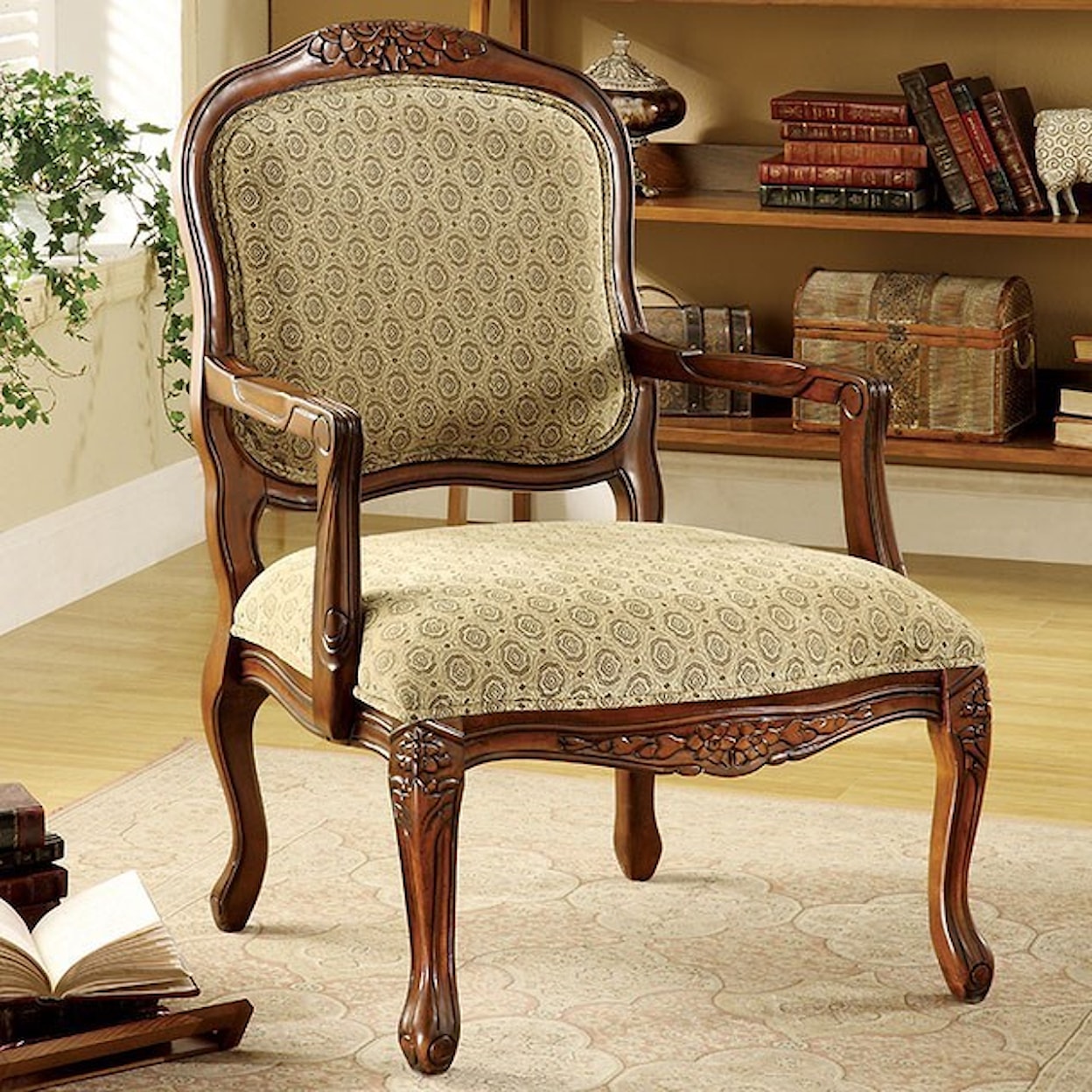 Furniture of America Quintus Accent Chair