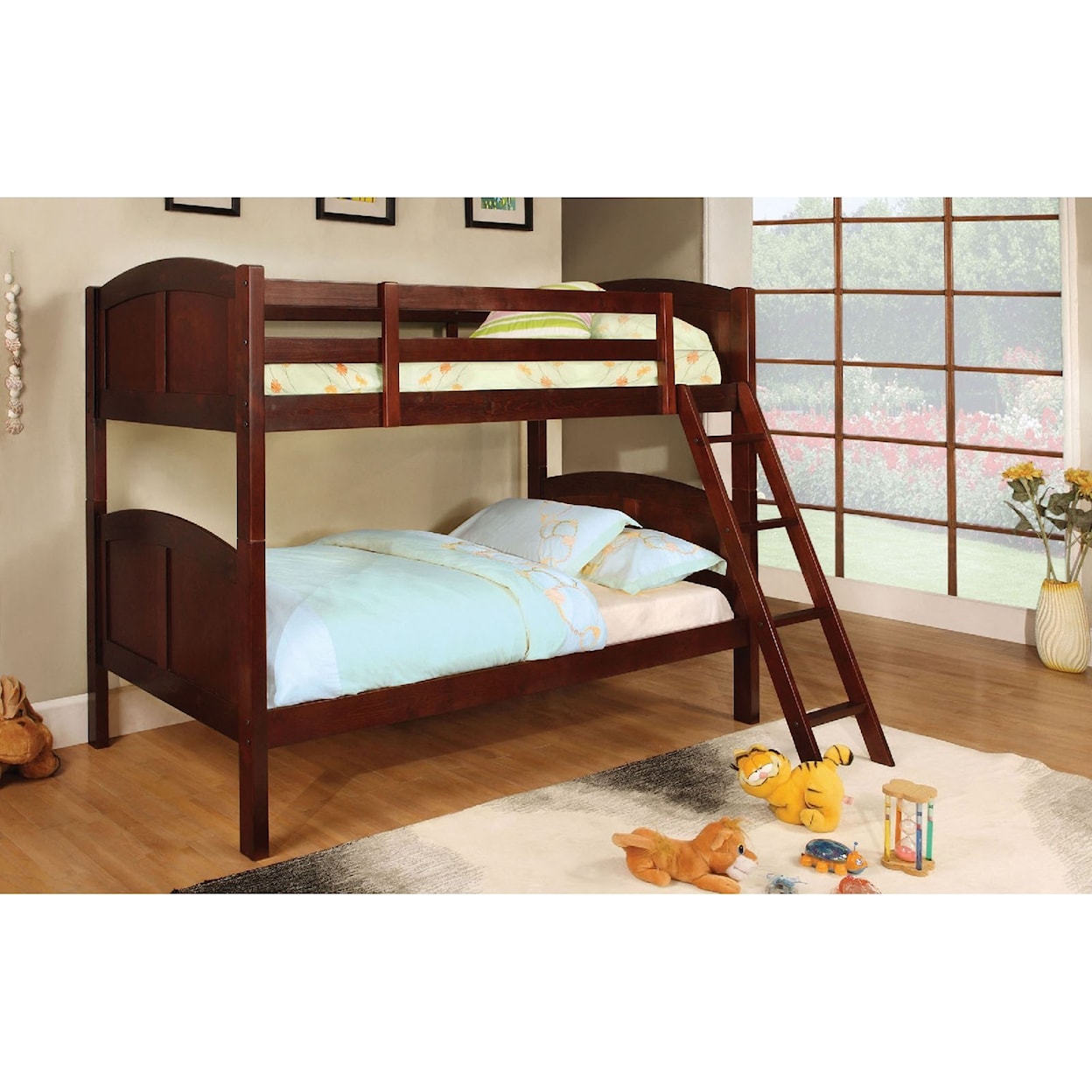 Furniture of America Rexford Twin/Twin Bunk Bed