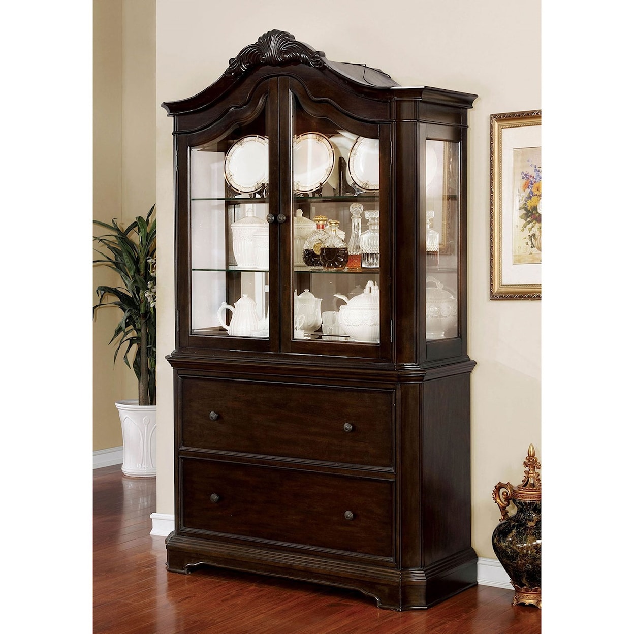 Furniture of America - FOA Rosalina Hutch & Buffet