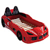 Furniture of America - FOA Route 66 Twin Car Bed Red