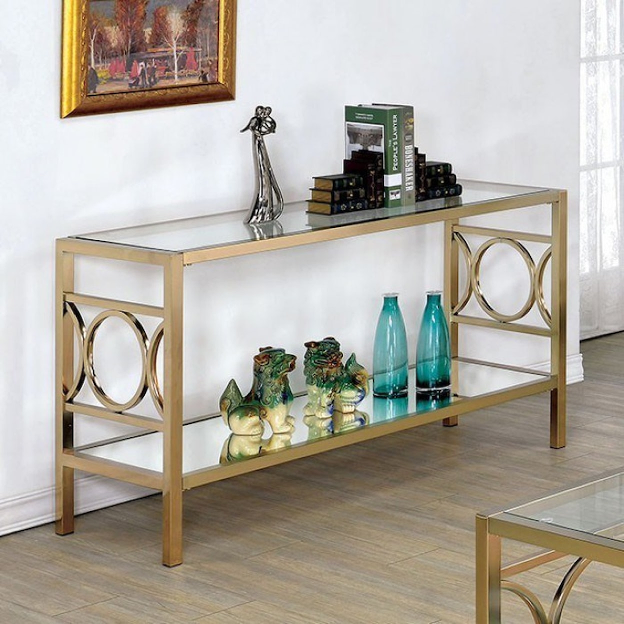 Furniture of America Rylee Sofa Table