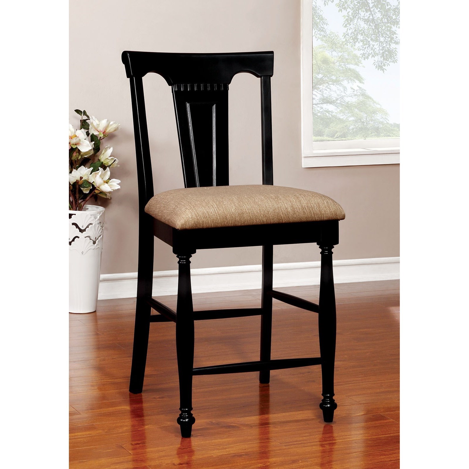 Furniture of America Sabrina Table + 6 Stools