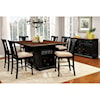 Furniture of America Sabrina Table + 6 Stools