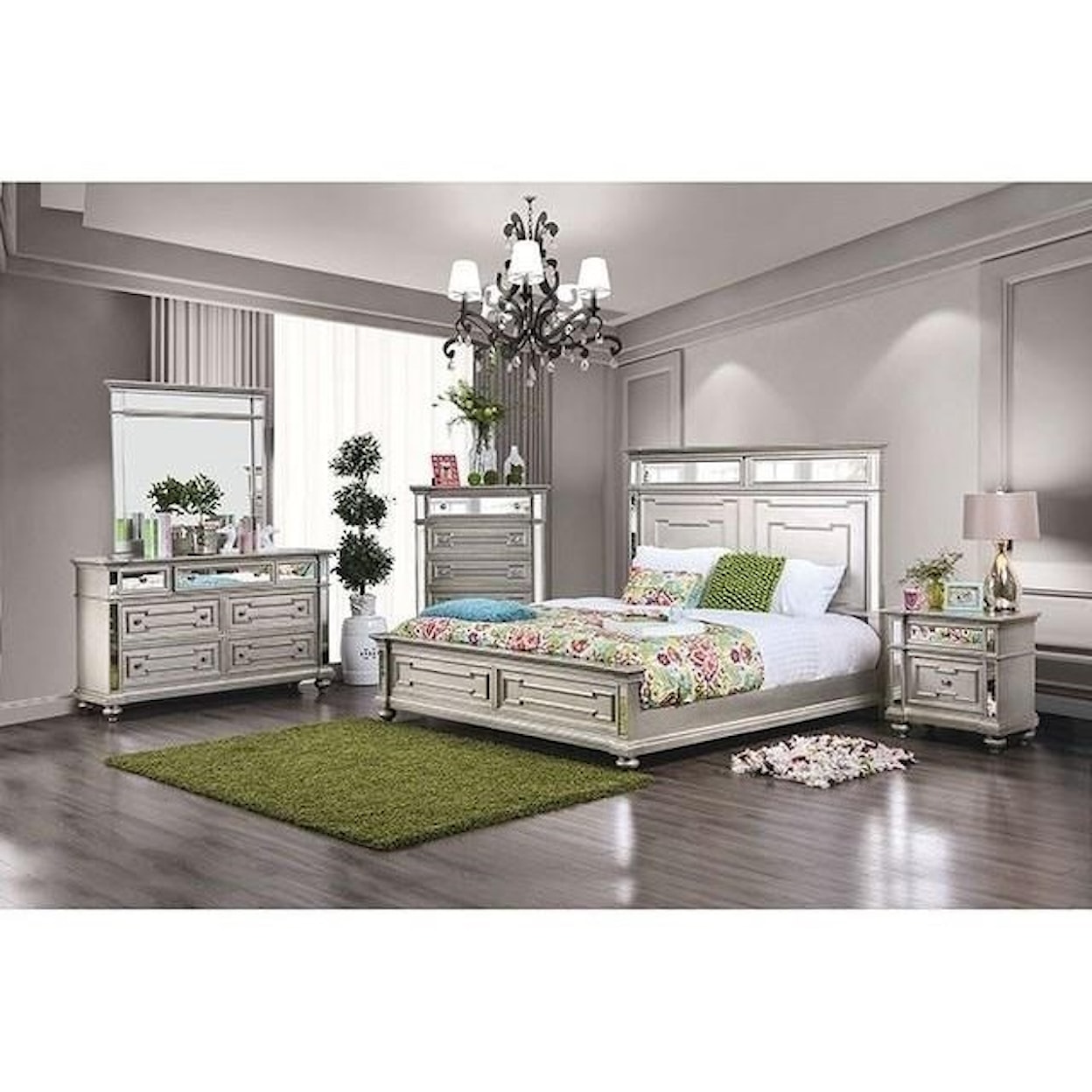 Furniture of America - FOA Salamanca Cal.King Bed 
