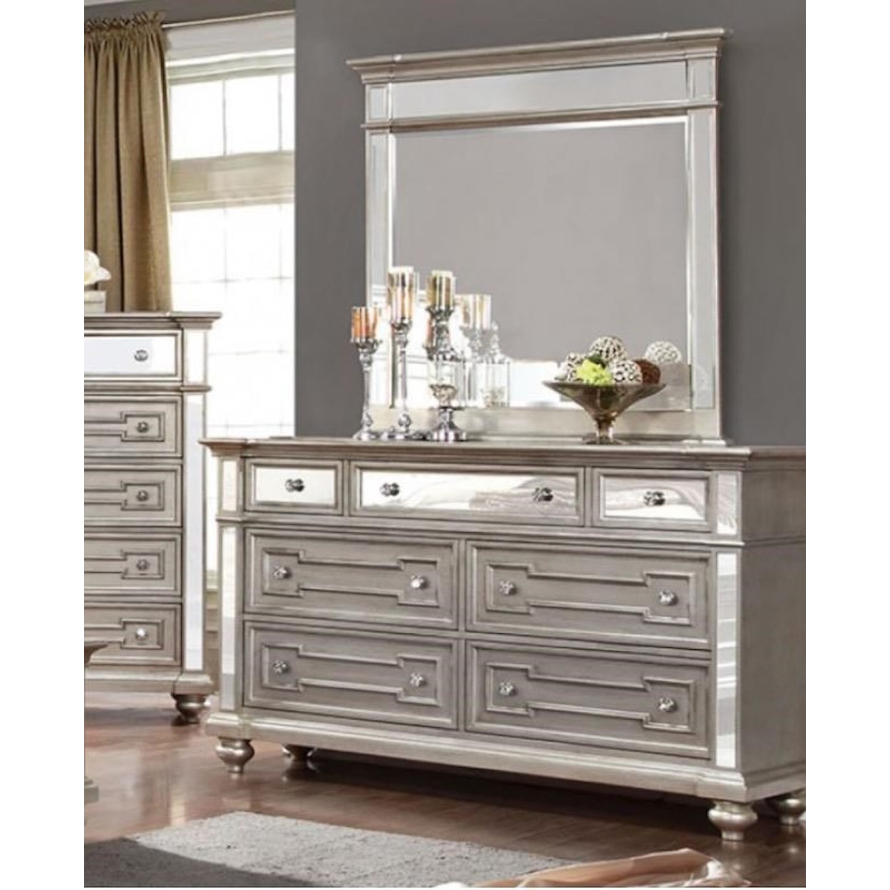 Furniture of America Salamanca Glam Dresser