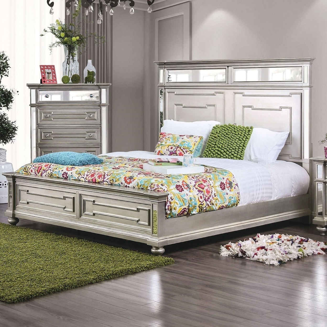 Furniture of America Salamanca King Bed 