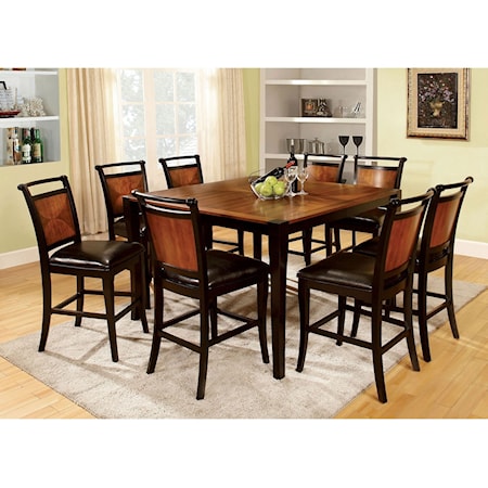 9 Pc Counter Height Dining Set