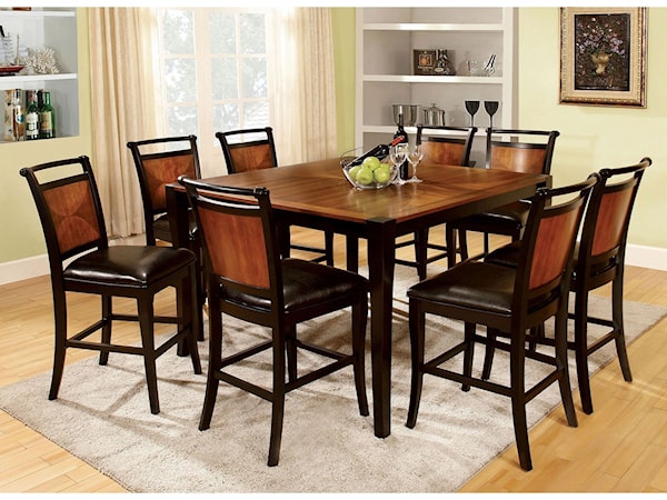 9 Pc Counter Height Dining Set