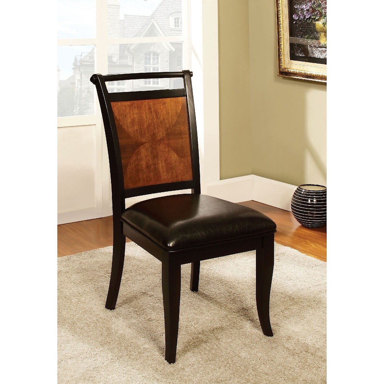 Furniture of America Salida I Set of 2 Side Chairs
