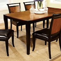 Two Tone 64" Rectangular Dining Table