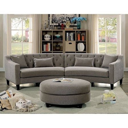 Sectional and Ottoman