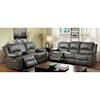Furniture of America Sarles Motion Love Seat with Console