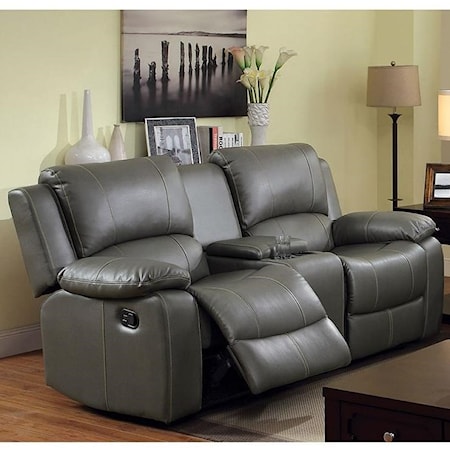 Motion Love Seat with Console
