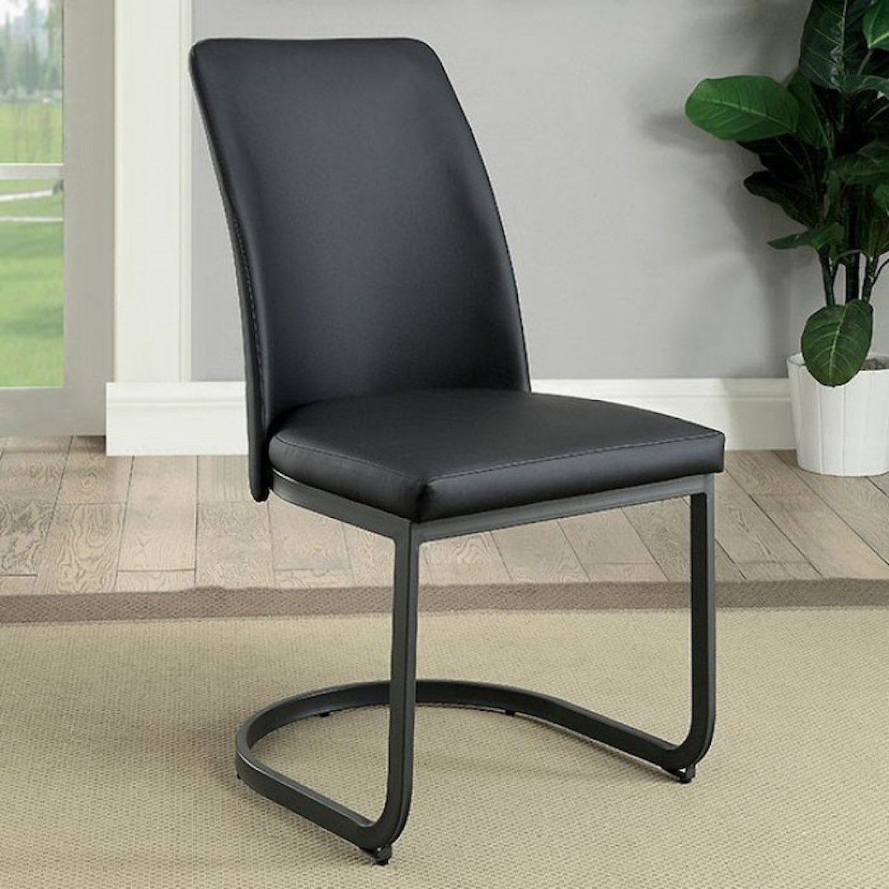 Furniture of America Saskia 2 Pack Side Chair