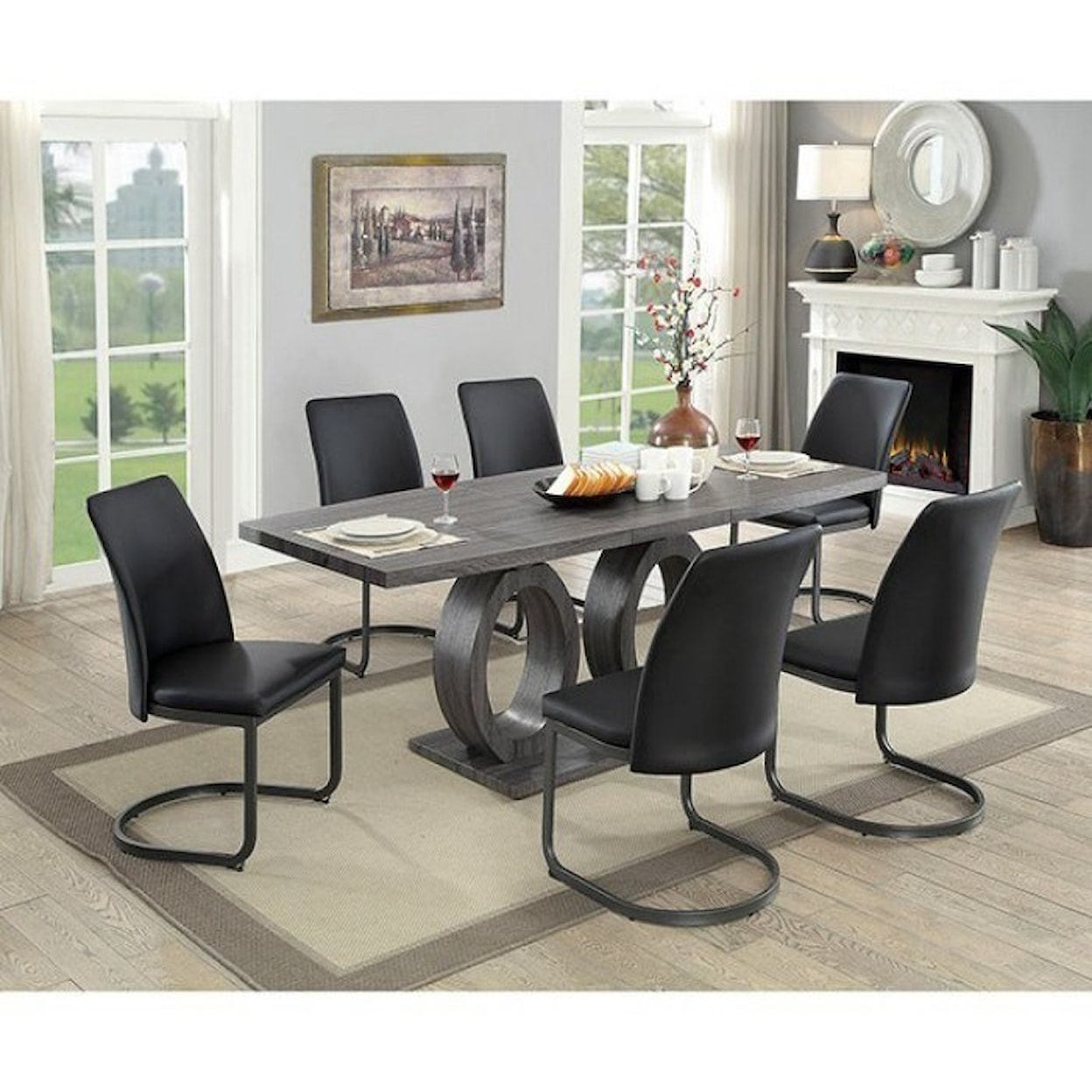 Furniture of America Saskia Dining Table