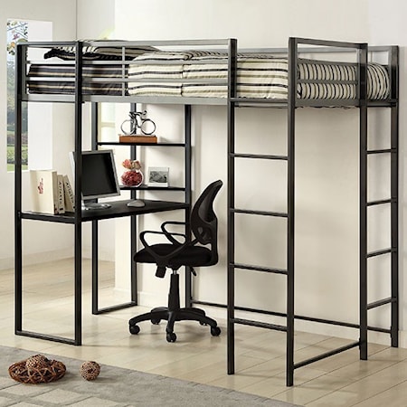 Twin Bed with Workstation