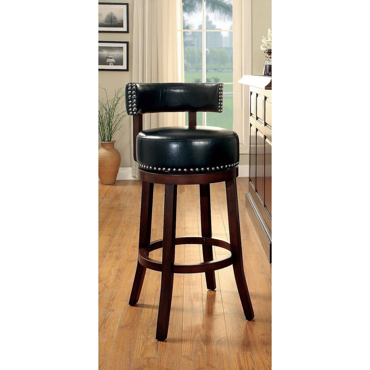 Furniture of America Shirley 24" Bar Stool