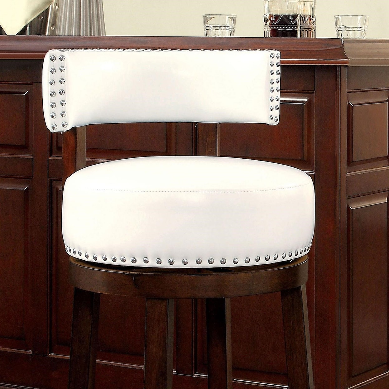 Furniture of America Shirley 24" Bar Stool