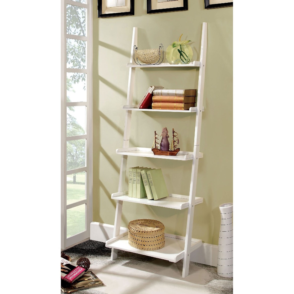 Furniture of America - FOA Sion Ladder Shelf