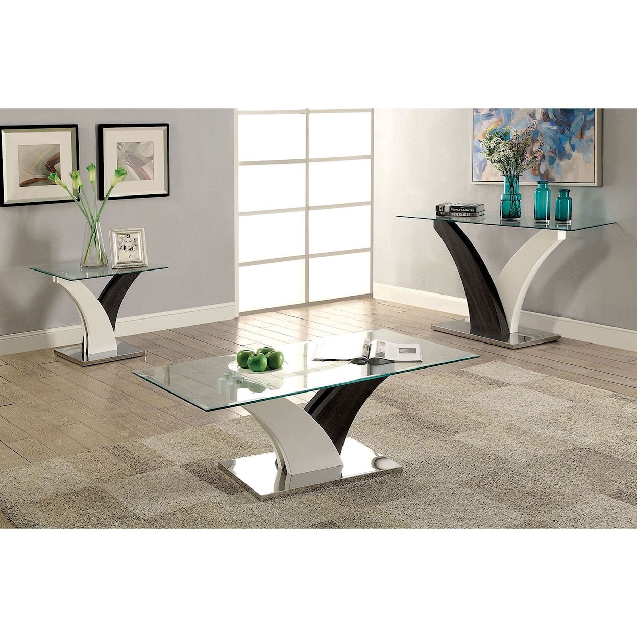 Furniture of America Sloane SLOANE SOFA TABLE |