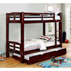 Furniture of America - FOA Solpine Twin/Full Bunk Bed