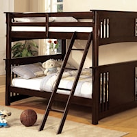 Full Over Full Youth Bedroom Bunk Bed