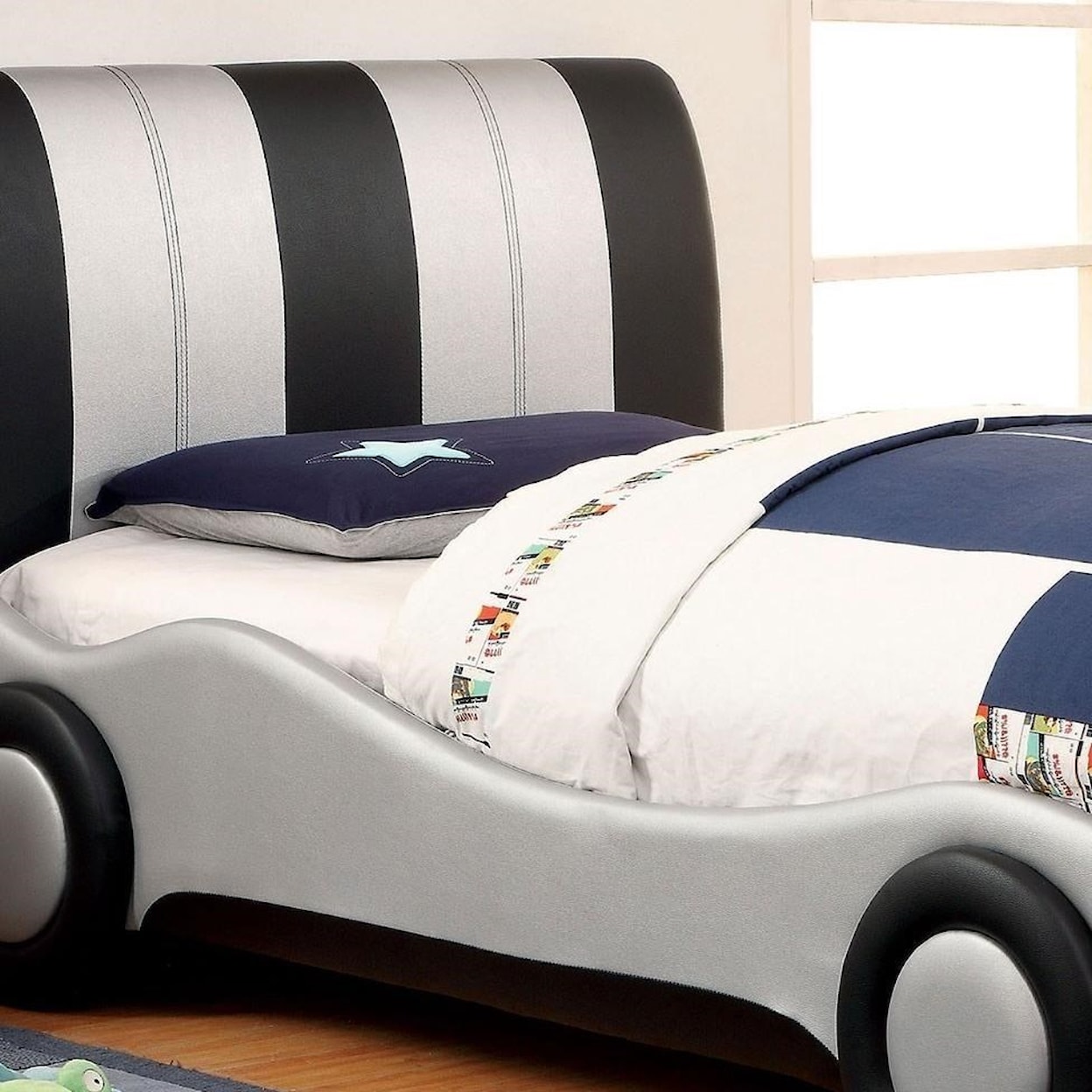 Furniture of America Super Racer Twin Bed
