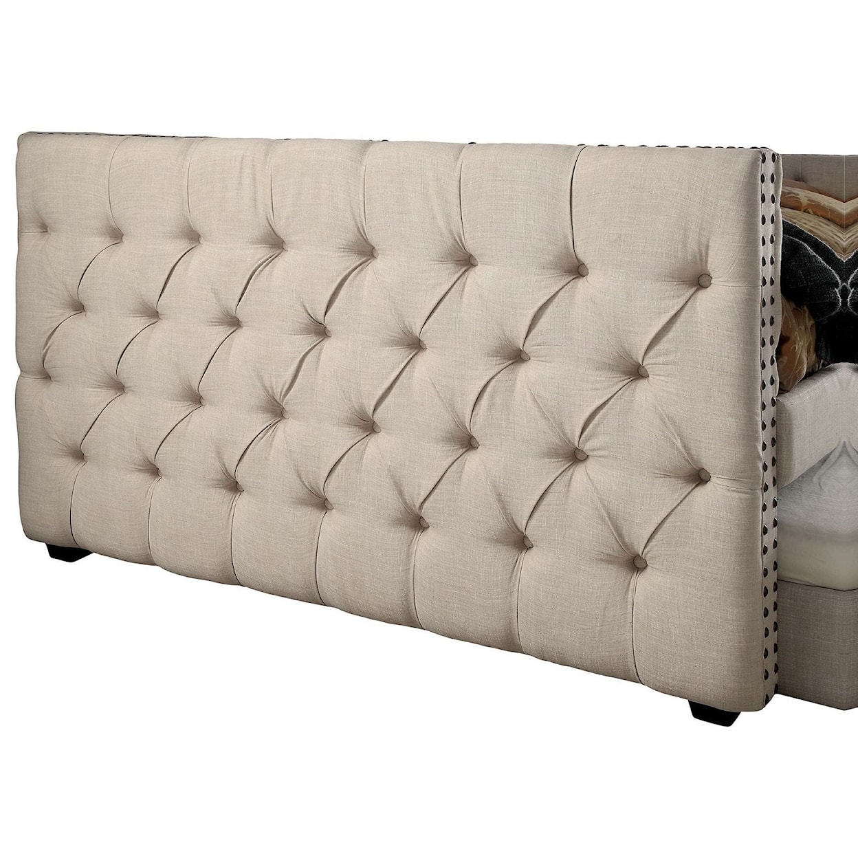 Furniture of America Suzanne Full Daybed with Trundle
