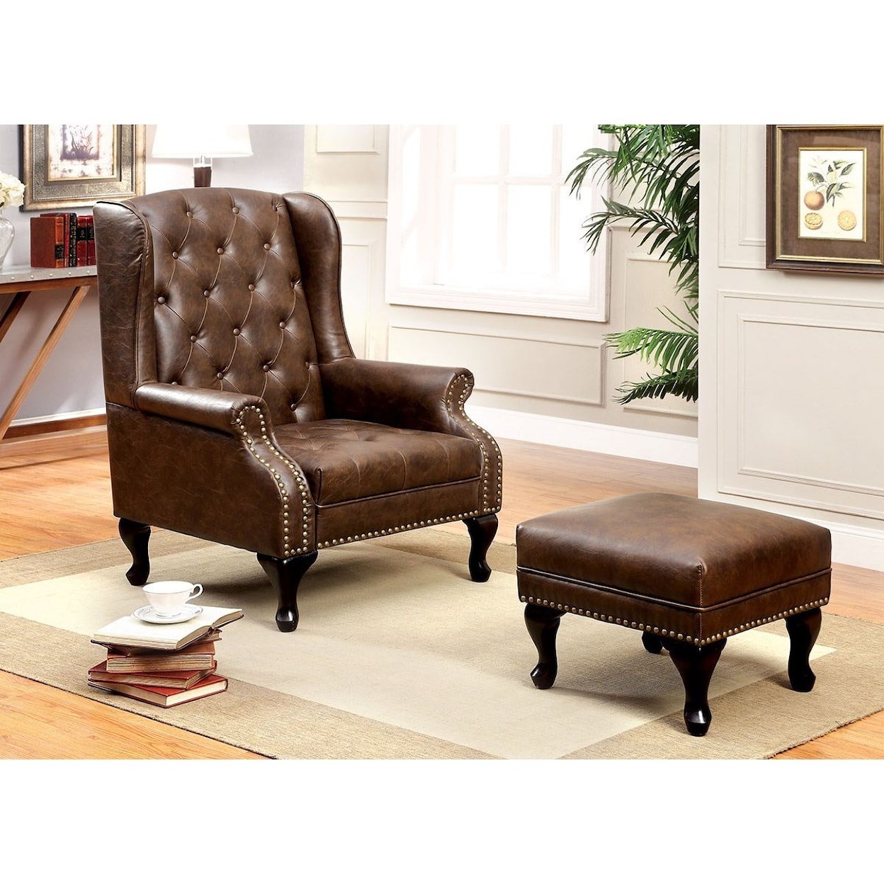 Furniture of America - FOA Vaugh Accent Chair