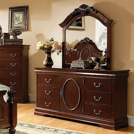 Dresser + Mirror Set