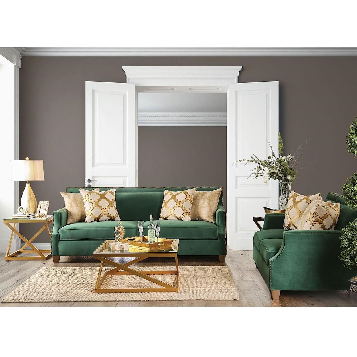 FUSA Verdante Sofa and Love Seat