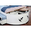 FUSA Voyager Twin Bed w/ Trundle and Drawers