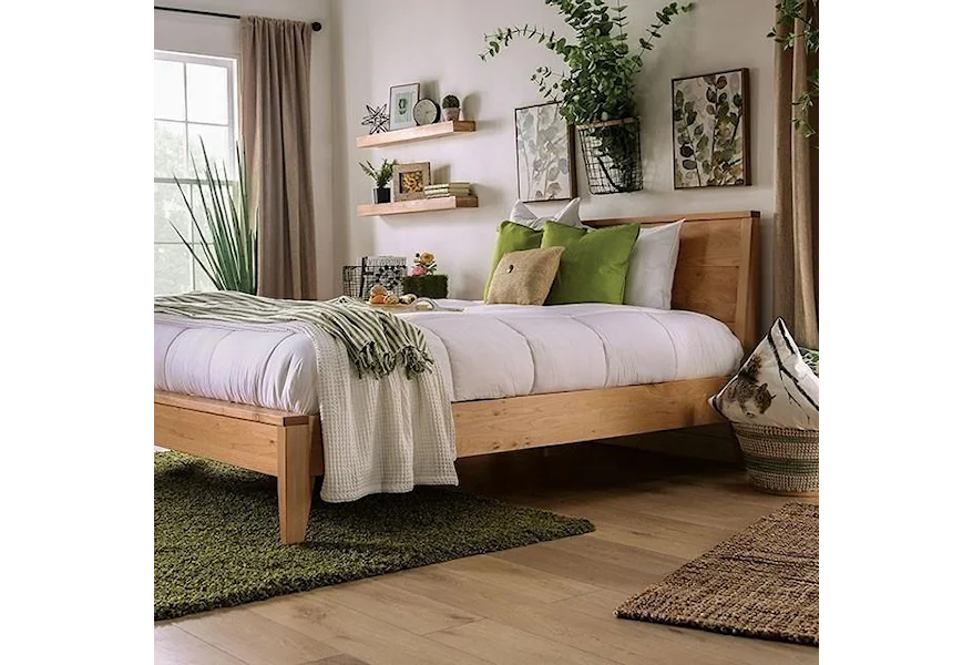 Willamette California King Bed  by Furniture of America at HomeWorld Furniture