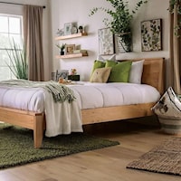 Mid-Century Modern California King Bed 