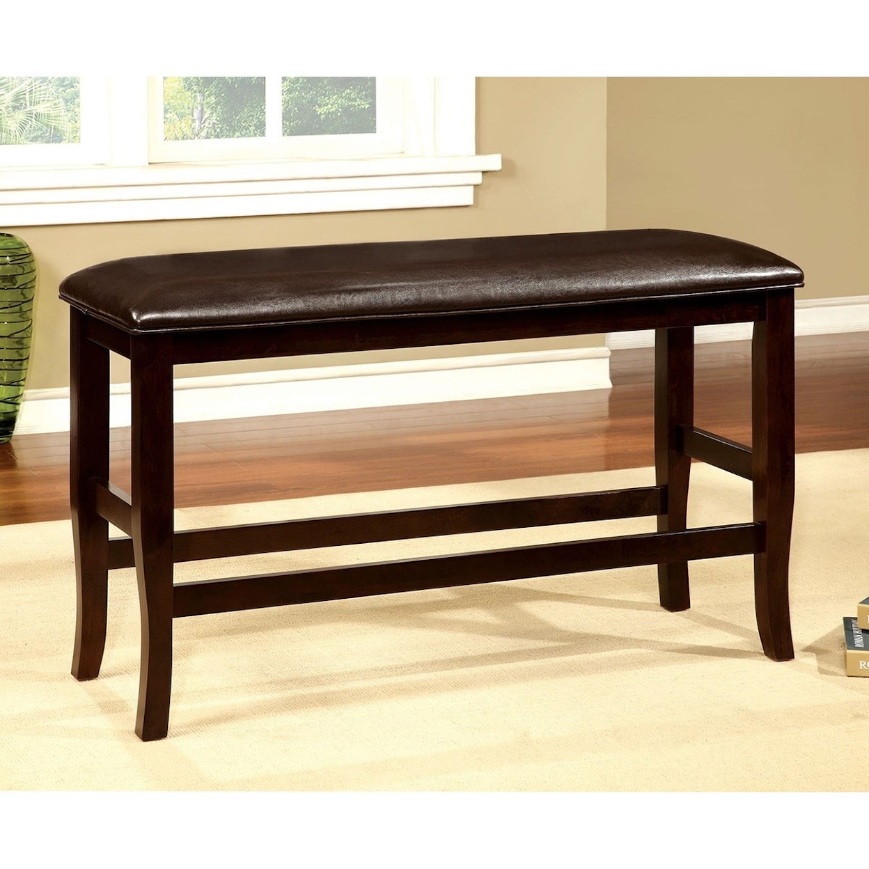 Furniture of America - FOA Woodside II Counter Height Bench