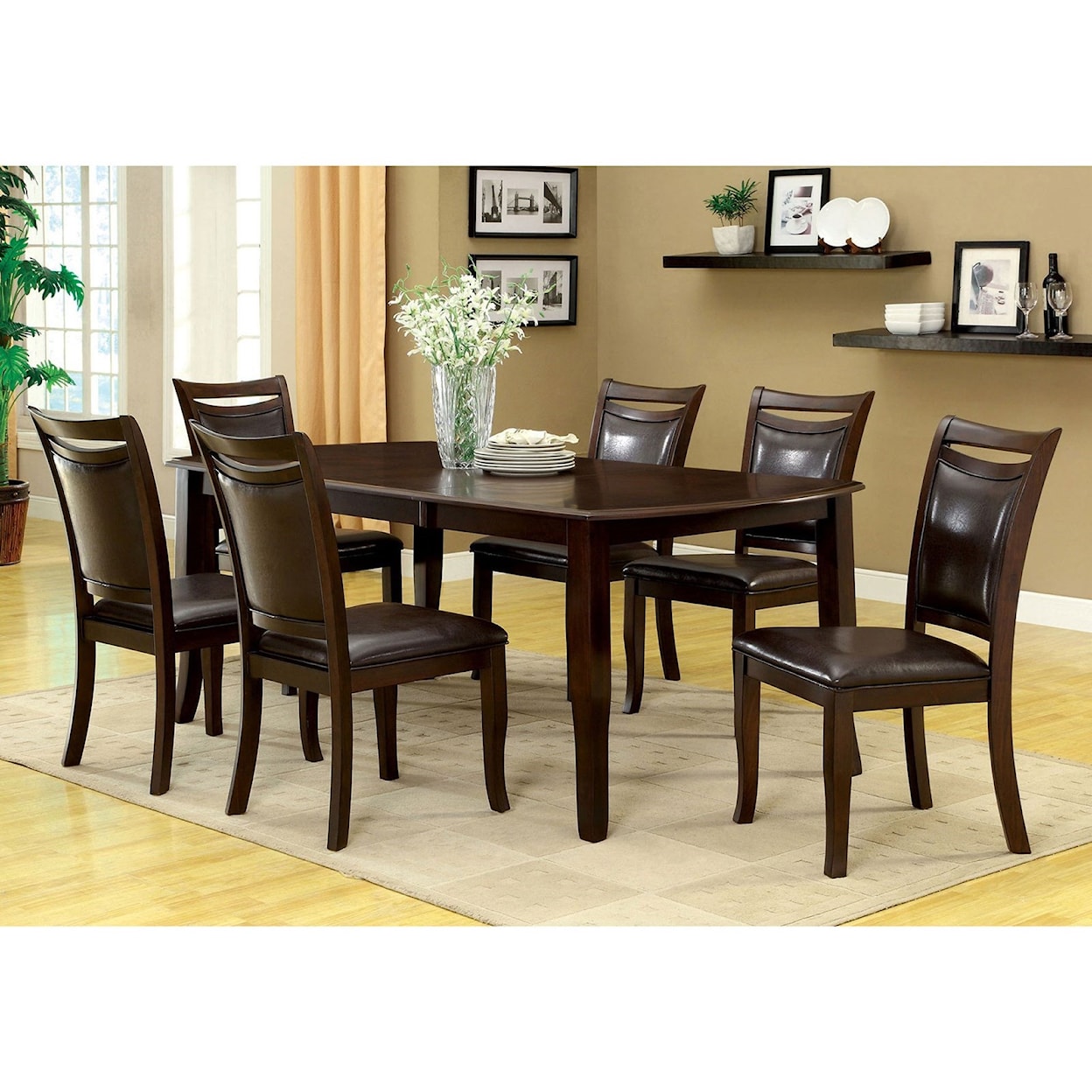 Furniture of America Woodside Dining Table