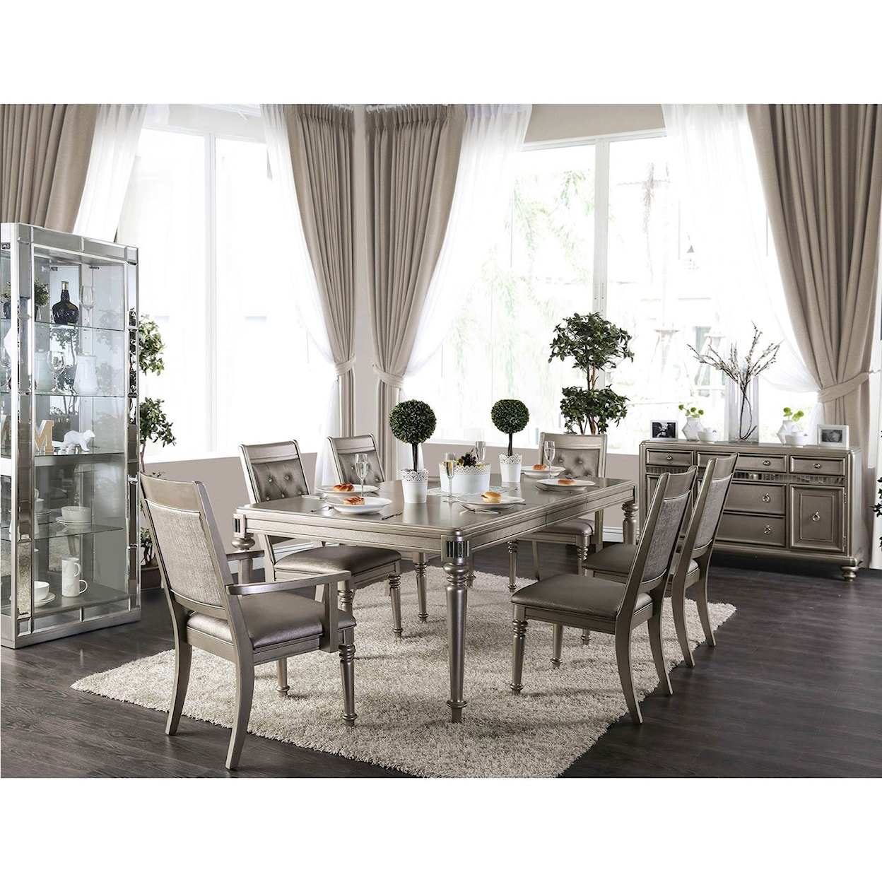 Furniture of America Xandra Dining Group