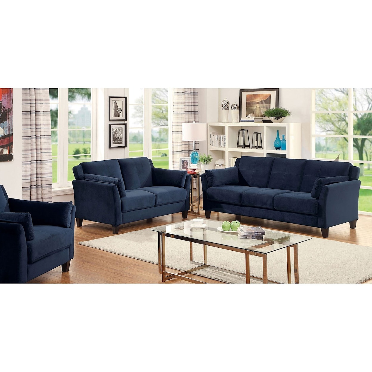 Furniture of America Ysabel Stationary Living Room Group