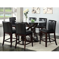5pc Counter Height Table Dining Set