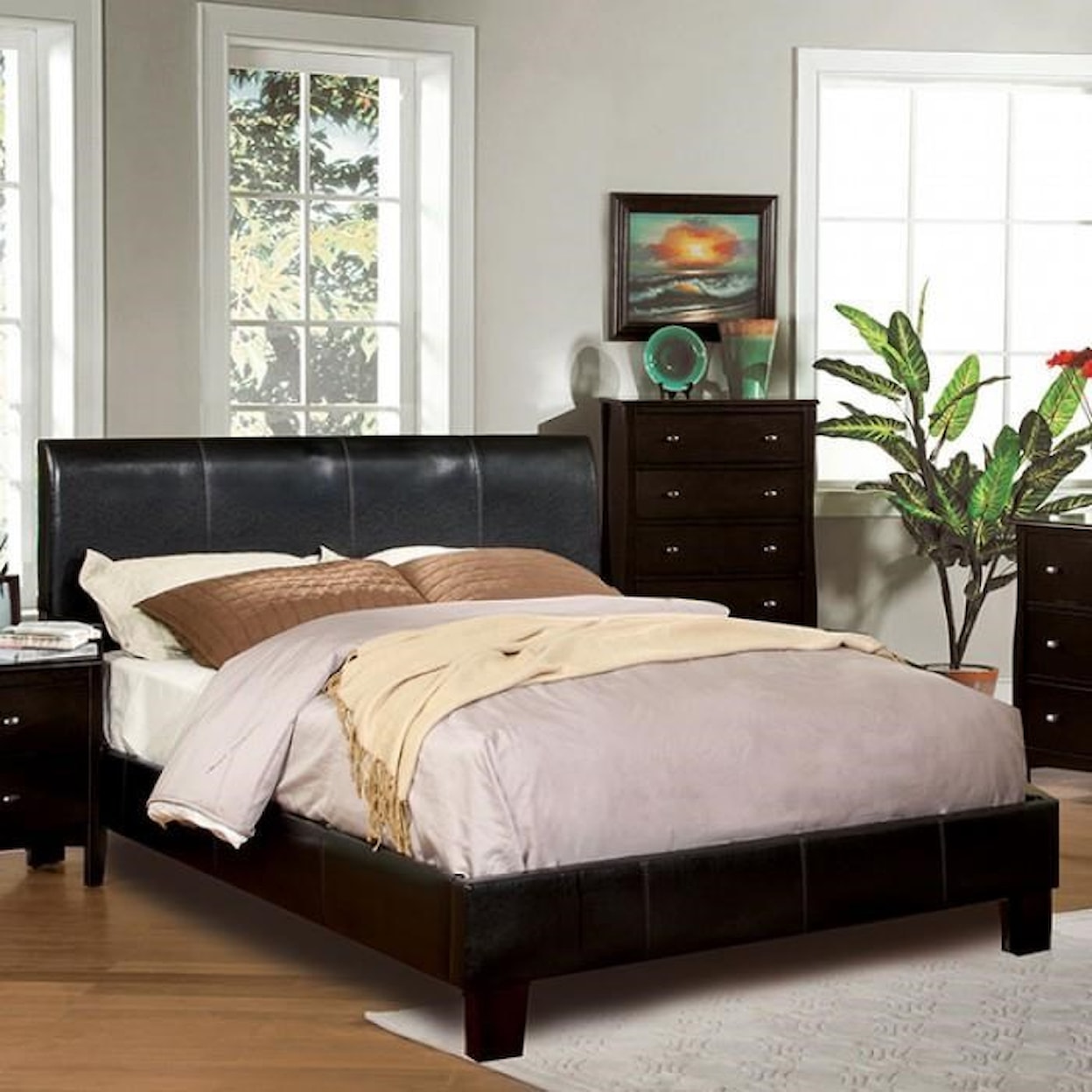 Furniture of America - FOA WINN PARK Eastern King Platform Bed