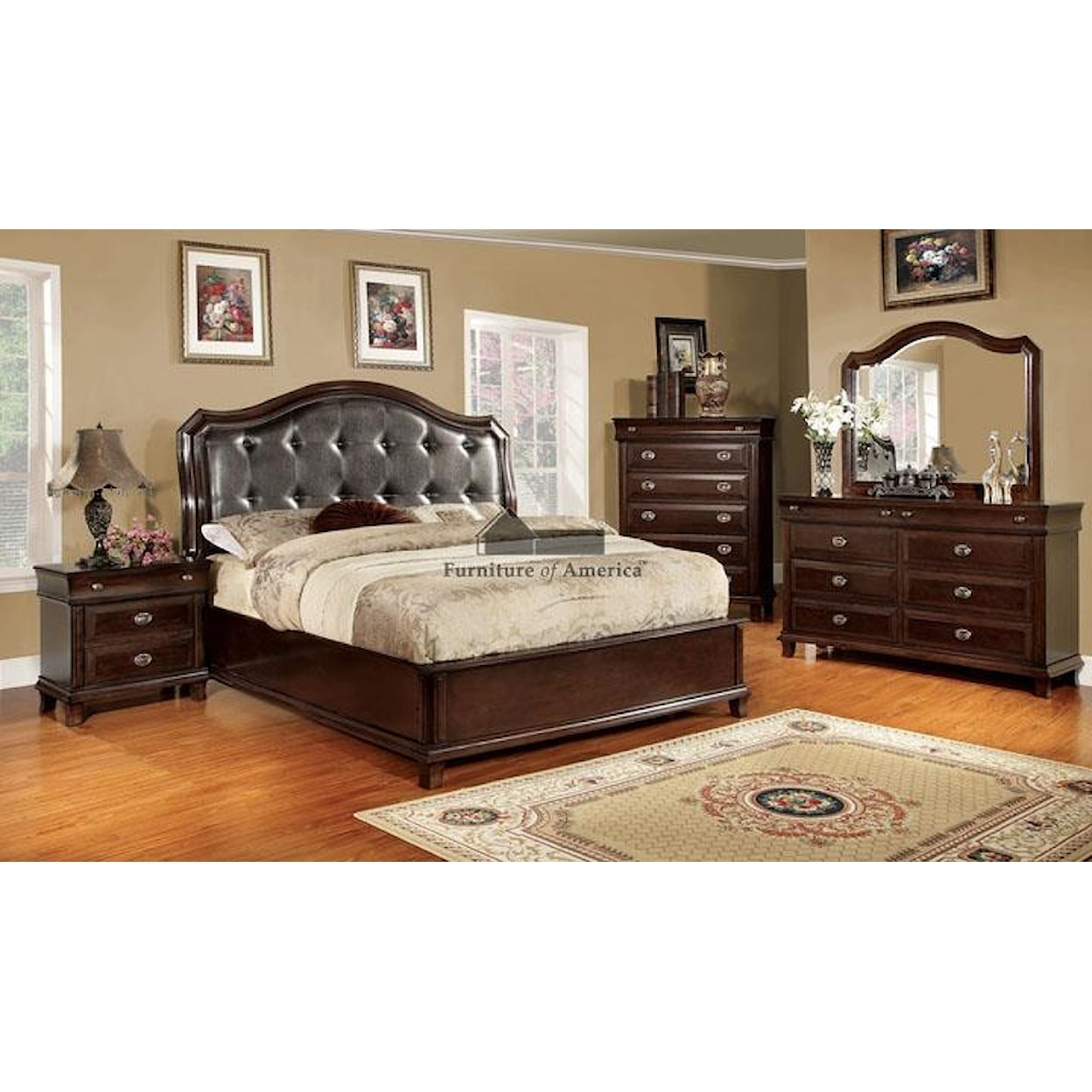 Furniture of America - FOA CM7065 Bed Set