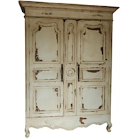Baronial Armoire w/ Carved Doors