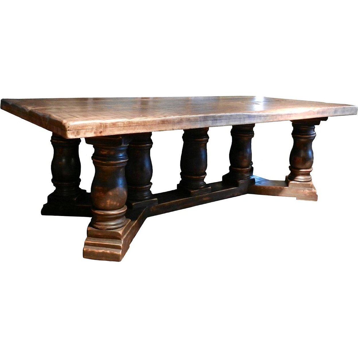 Furniture Source International Dining Locke Dining Table w/ Oak Top