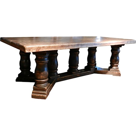 Locke Dining Table w/ Oak Top