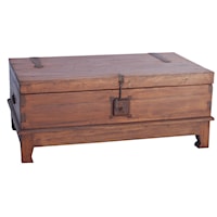 Leone Trunk Reclaimed Wood Coffee Table