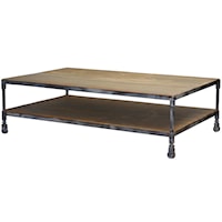 Factory Mission Old Wood Coffee Table