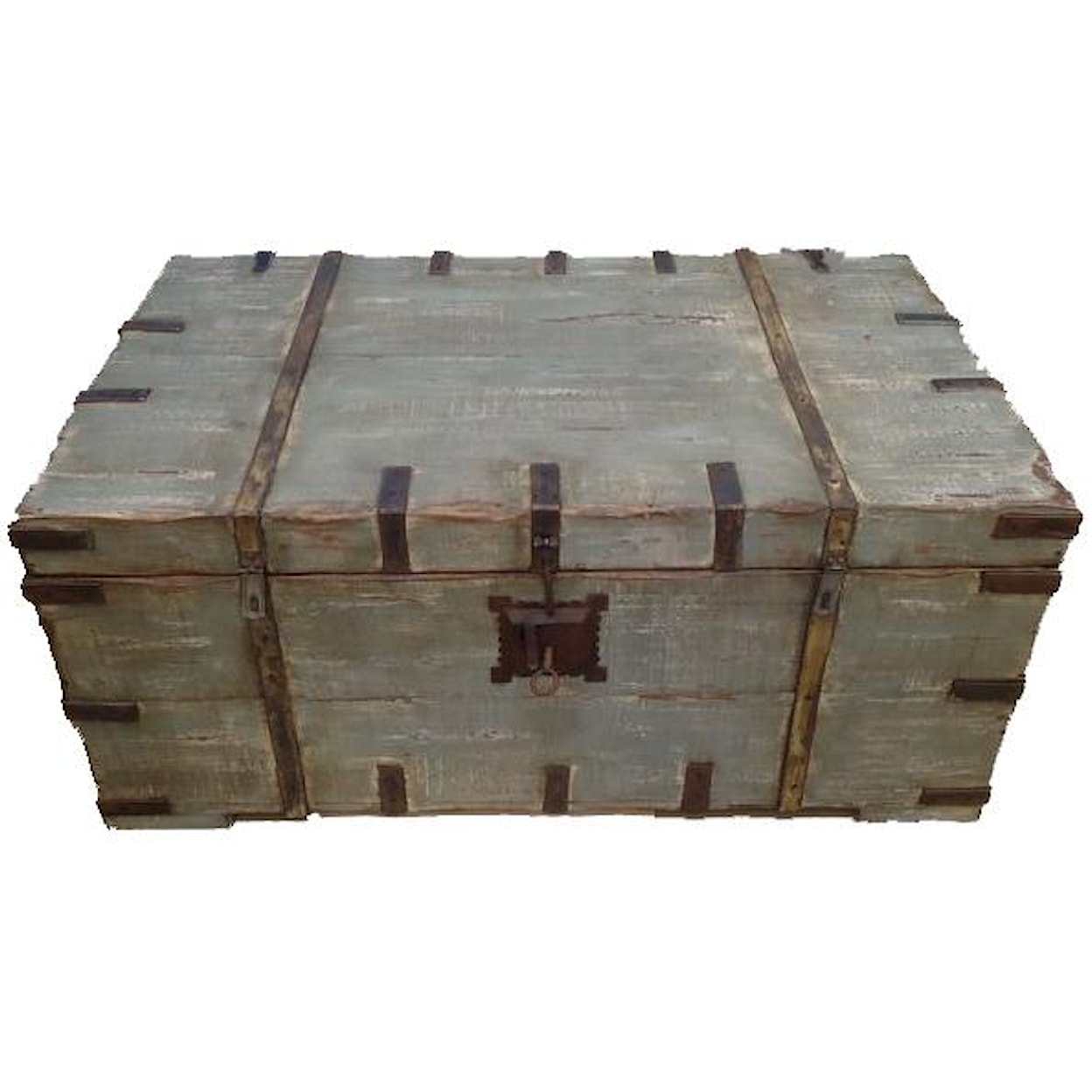 Furniture Source International Occasional Tables Antique Trunk Coffee Table