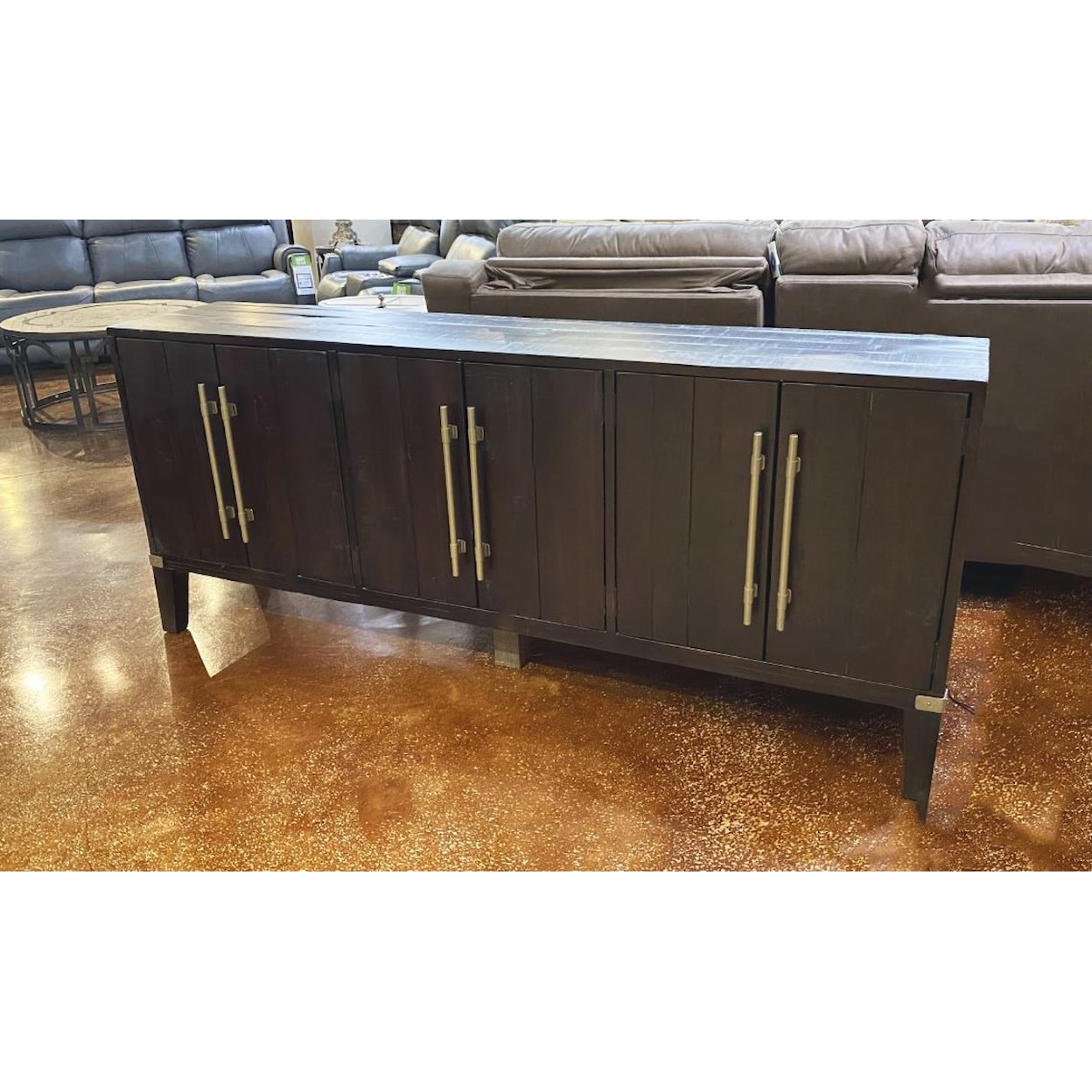 Furniture Source International Occasional Tables 6 Door Console